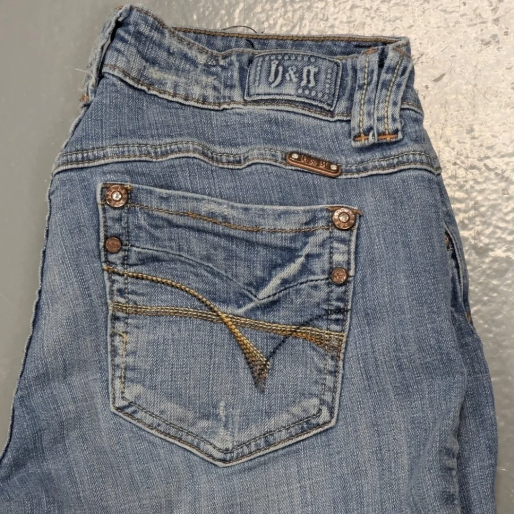 H & G size 11 juniors denim flare jeans
